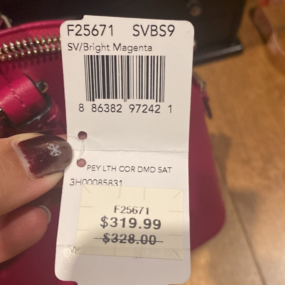 Coach pink handbag purse NWT - Picture 4 of 4